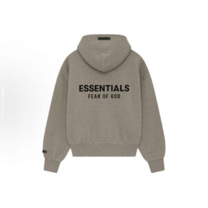 Mens Fear of God Essentials Hoodie Back